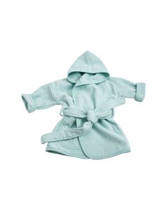 Badjasje met naam geborduurd 1-2 jaar, peppermint tea