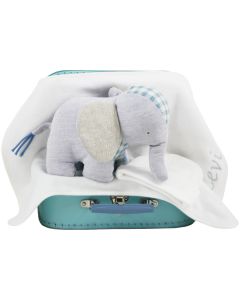 Elephant Energy op speelgoedkoffer met luiers