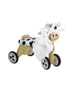 I'm Toy Loopfiets Koe met knuffeldoekje
