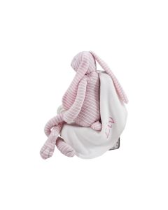 Rabbit Reece op speelgoedkoffer, Pink of Blue