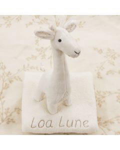 BamBam sustainable giraffe op knuffeldoekje