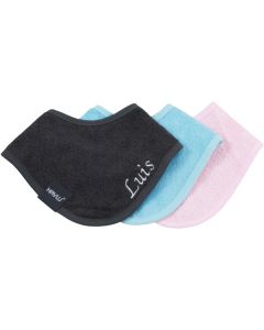 Bandana minislab, antraciet, aqua of roze - gratis verzending