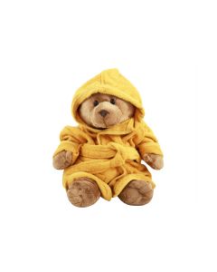 Bear Boris met badjas, honey yellow, 1-2 jaar