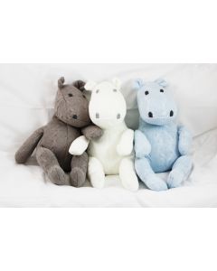 Baby's Only gebreid nijlpaard op gebreide deken, div. kleuren
