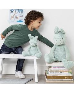 Schapenvacht met Donkey Devan knuffel
