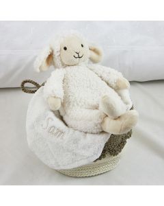 Behaakte luiermand met Lamb Leo