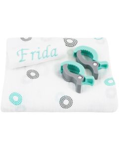 Lulujo swaddle met naam