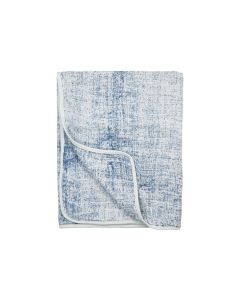 Meyco hydrofiele deken fine lines, okergeel, jeans of oudroze