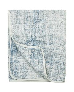 Meyco hydrofiele deken fine lines, jeansblauw