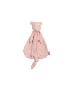 BamBam Organic Pink Bear Tuttle  met naam, gratis verzending