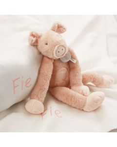 Kraammand Pig Pinky knuffel en kussentje