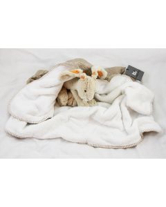 Baby's Only babydeken kabel Chennille met Rabbit Twine