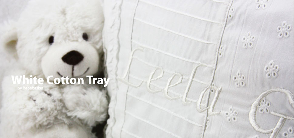 White Cotton Tray